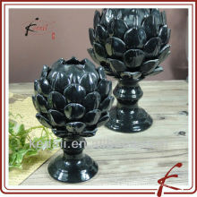 Schwarzes Entwurfs-Großverkauf-keramisches Porzellan-Ausgangsdekor